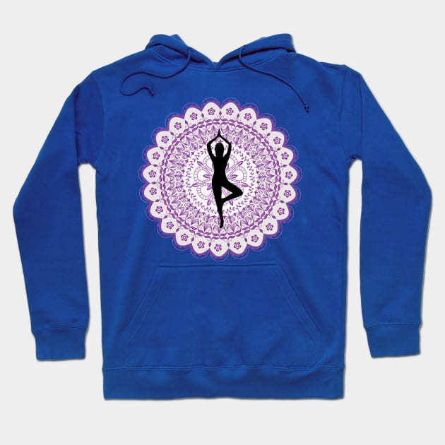 Yoga Pose of the Day Hoodie by Oceana Studios